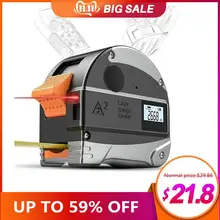 Горячий инфракрасный искатель портативный высокоточный стальной рулетка 5+ 30 м лазерный дальномер