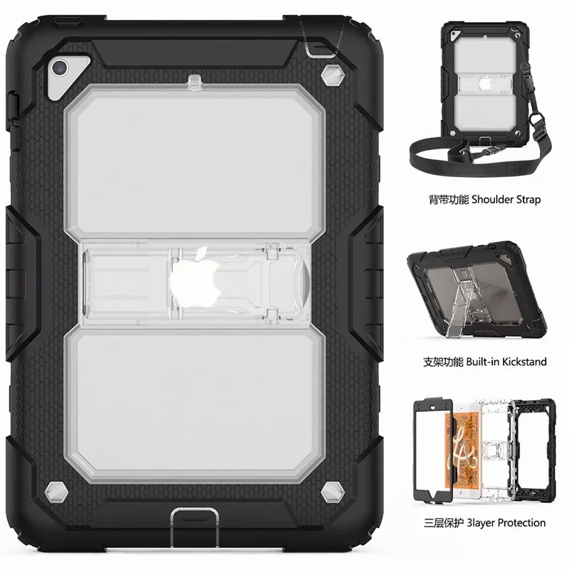 Чехол для Apple iPad mini 5 7," чехол противоударный шейный ремешок сверхмощный силиконовый Безопасный детский чехол для iPad mini 5 чехол