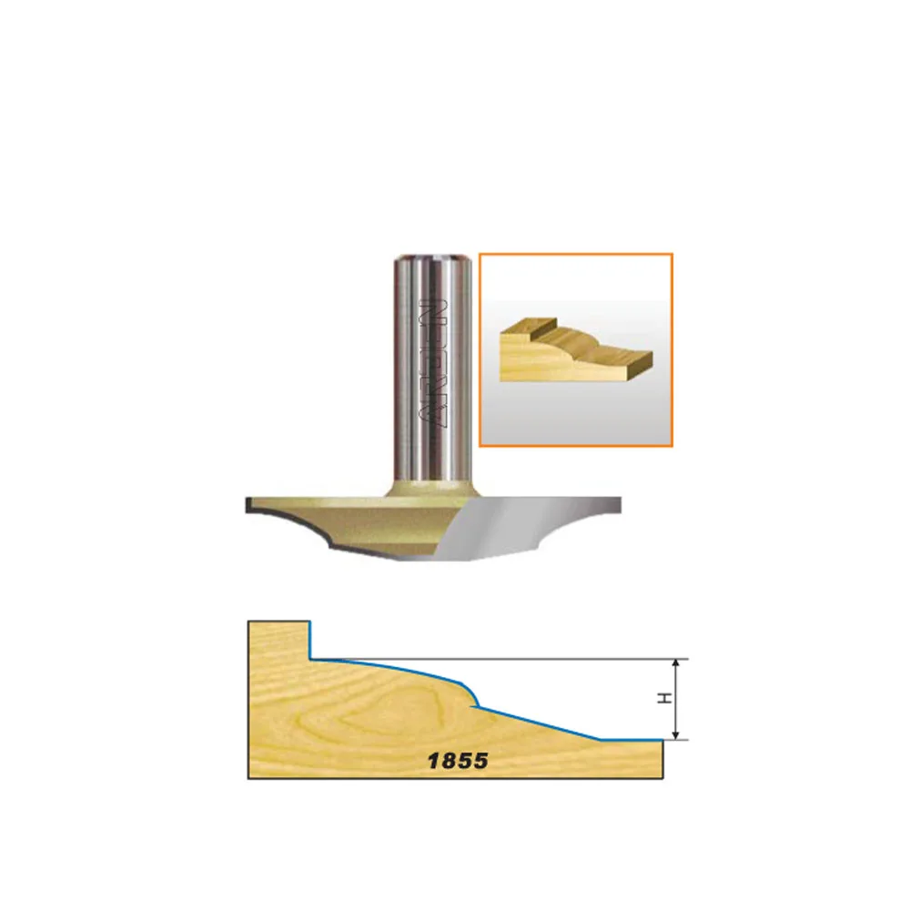 

Teflon coating woodworking cnc cutter curve shape making