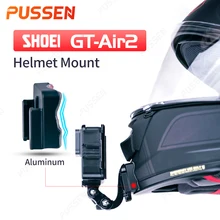 

Pussen CNC Aluminium Customized Motorcycle Helmet Chin Mount for SHOEI GT Air2 for GoPro Hero10 Insta360 OneR X2 DJI Accessories