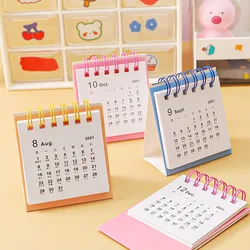 Calendrier de bureau à rabat en papier pour nouvel an 2022, planificateur mensuel et quotidien pour l'école et le bureau, fournitures d'affichage classiques 1 pièce 