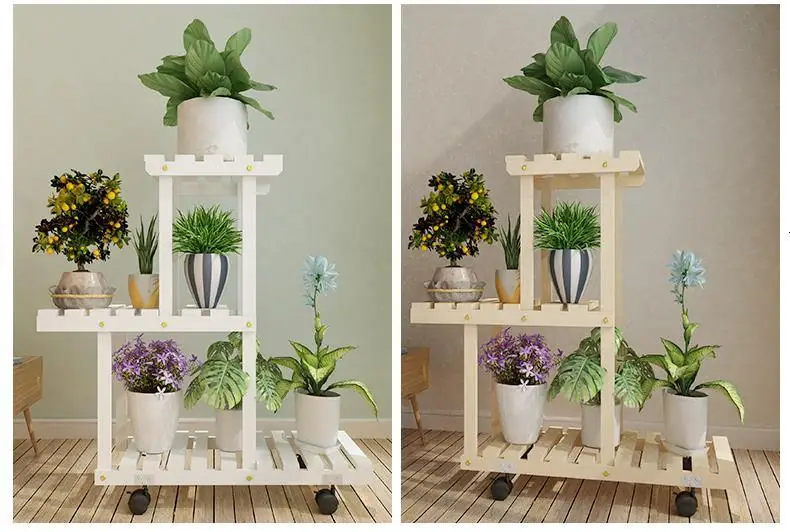 For Soporte Plantas Interior Rak Bunga Table Indoor Living Room Outdoor Stojak Na Kwiaty Balcony Flower Shelf Plant Stand