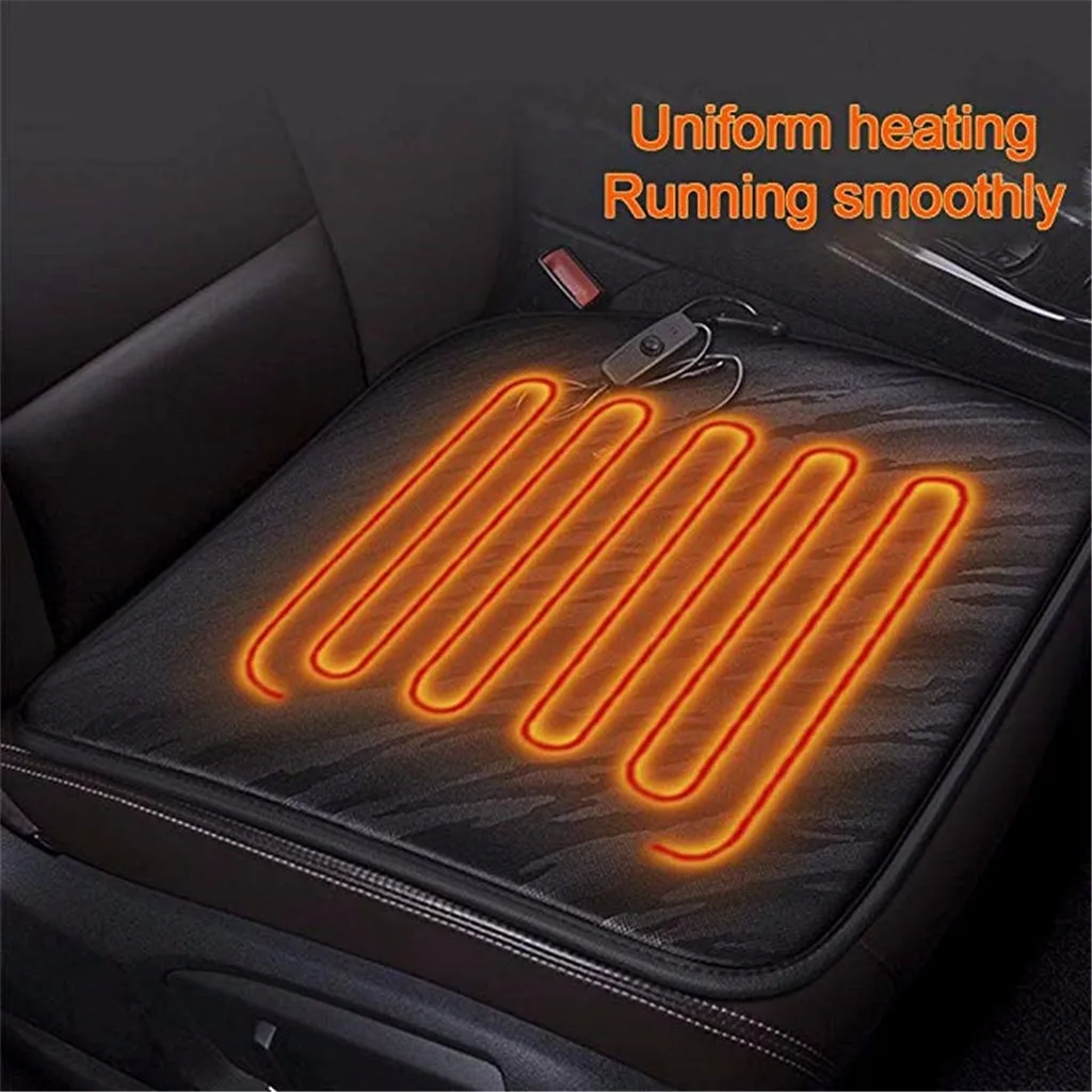 12 В Подогреваемая Автомобильная подушка с подогревом теплая зимняя домашняя Подушка офисная утолщенная USB Грелка Подушка для стула