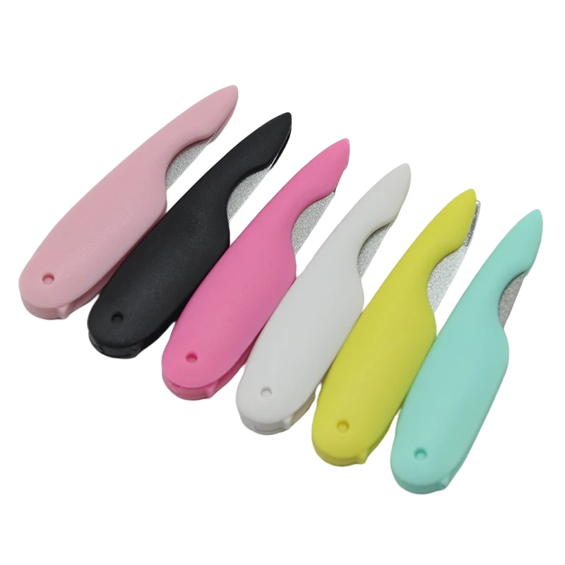 Lima Per Unghie Forpretty Metal Acciaio Inossidabile Piega Viola Lixa De Unha Cuticola Lime Ongle Uno Strumento Professionale Lima Unghie Lime