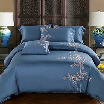 

Morpheus Luxury Egyptian Cotton Bedding set King and Queen Bedding Set Embroidery Duvet Cover Set - MP22