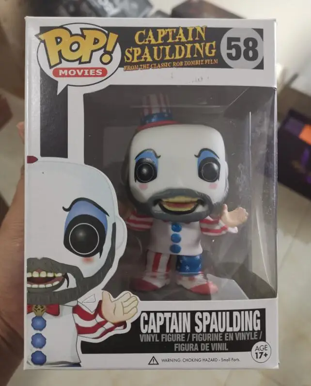 Funko поп-дом 1000 трупов Captain spaulding клоун коллекция виниловая кукла модель игрушки