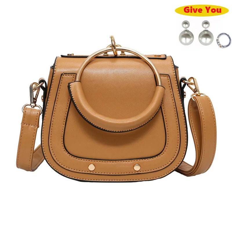 

Luxury Brand Saddle Bag For Women PU Leather Crossbody Shoulder Bag Retro Designer Handbags Female Mini Evening Clutch Bags Tote