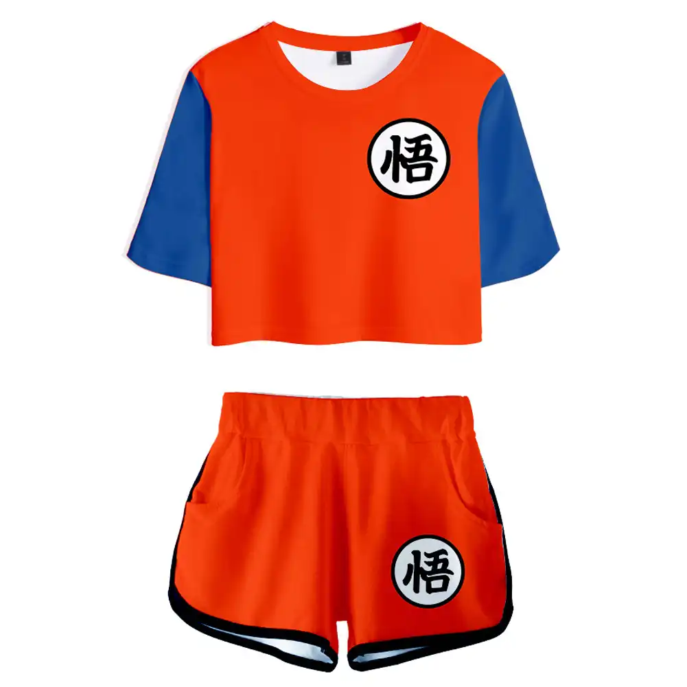 goku sports bra and shorts