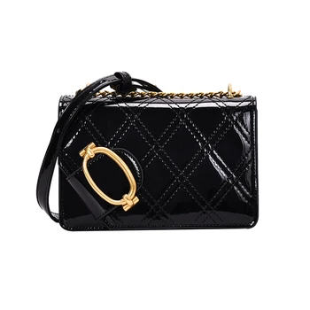 

Famous brand handbag luxury handbag female designer 2020 new Lingge embroidery line single shoulder slant span bag