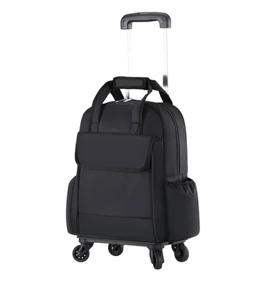 20 inch Women Travel Trolley Bags Woman Carry-on hand luggae Bag Rolling luggage Bags Women Cabin Wheeled backpack wheels rolling luggage trolley folding luggage trolley