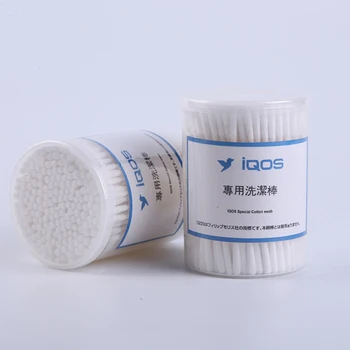 

200/barrel, 200/400pcs Dry Cotton Stick For IQOS 2.4 Plus IQOS 3.0 Dry Herb Vaporizer Heating Cartridge Cleaning Sticks Tool