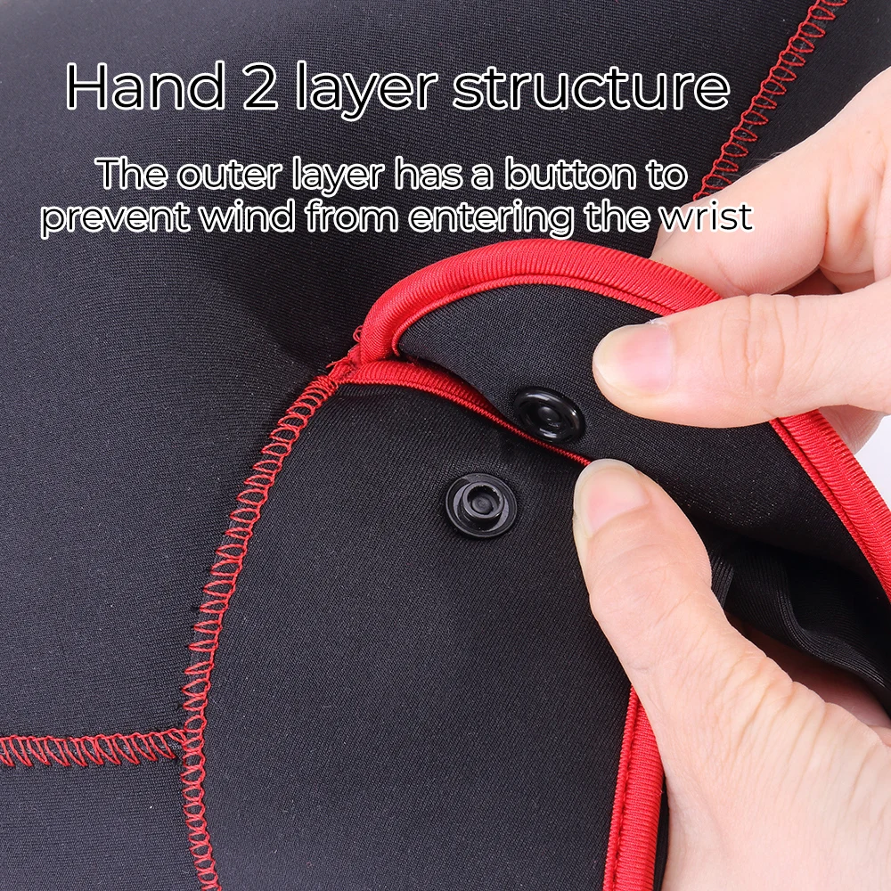 KEMiMOTO Scooter Hand Bar Winter Gloves Thickening Warmer Motorcycle Gloves ATV Fur Mitts Motorbike Quad Bike Waterproof