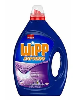

Wipp Express Detergente Líquido Lavanda - 31 Lavados (1,55L)