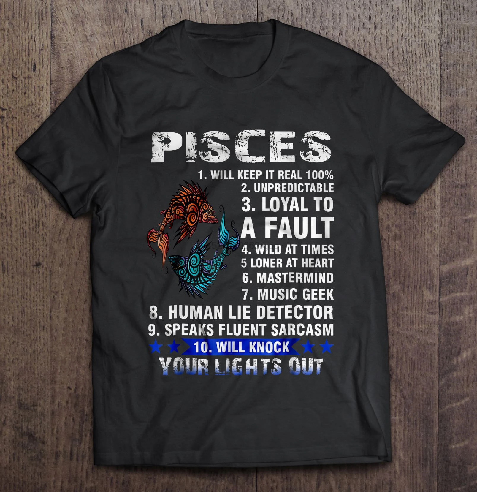 Мужская футболка рыбы сохранит это настоящее 100% непогоды лояльной к вине женская