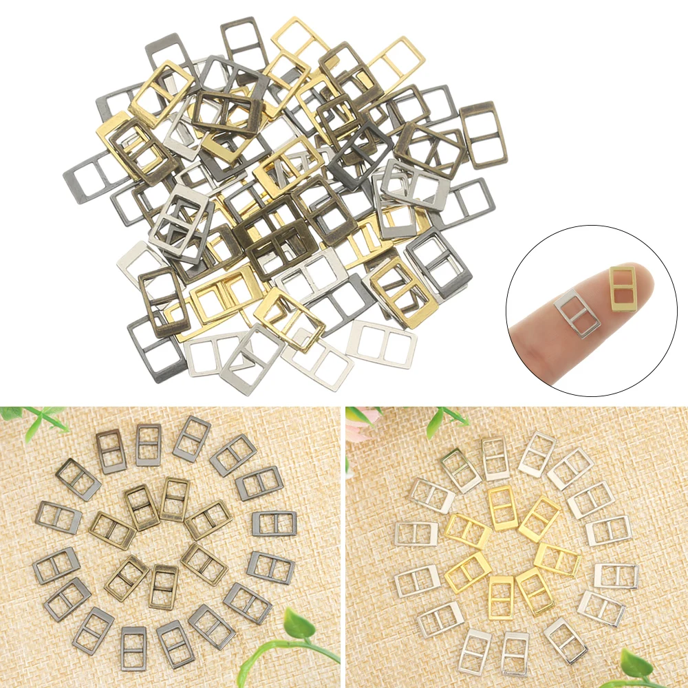 Metal Mini Buckles for Doll Bags Clothes Accessories