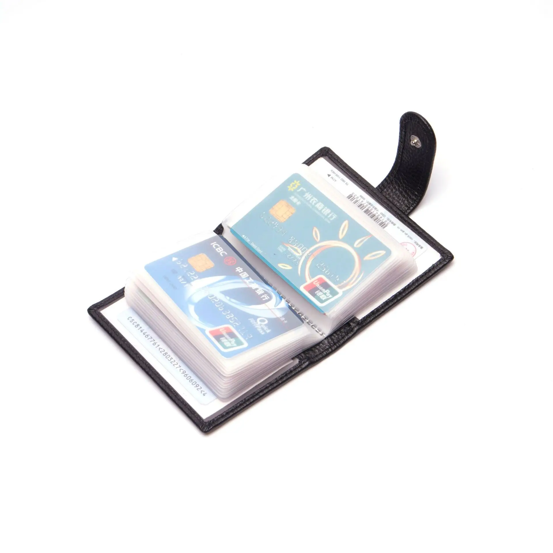 

RFID Genuine Leather Card Bag 2019 New Style Multi-functional Bank Card Holder Factory Price Driving License Leather Case