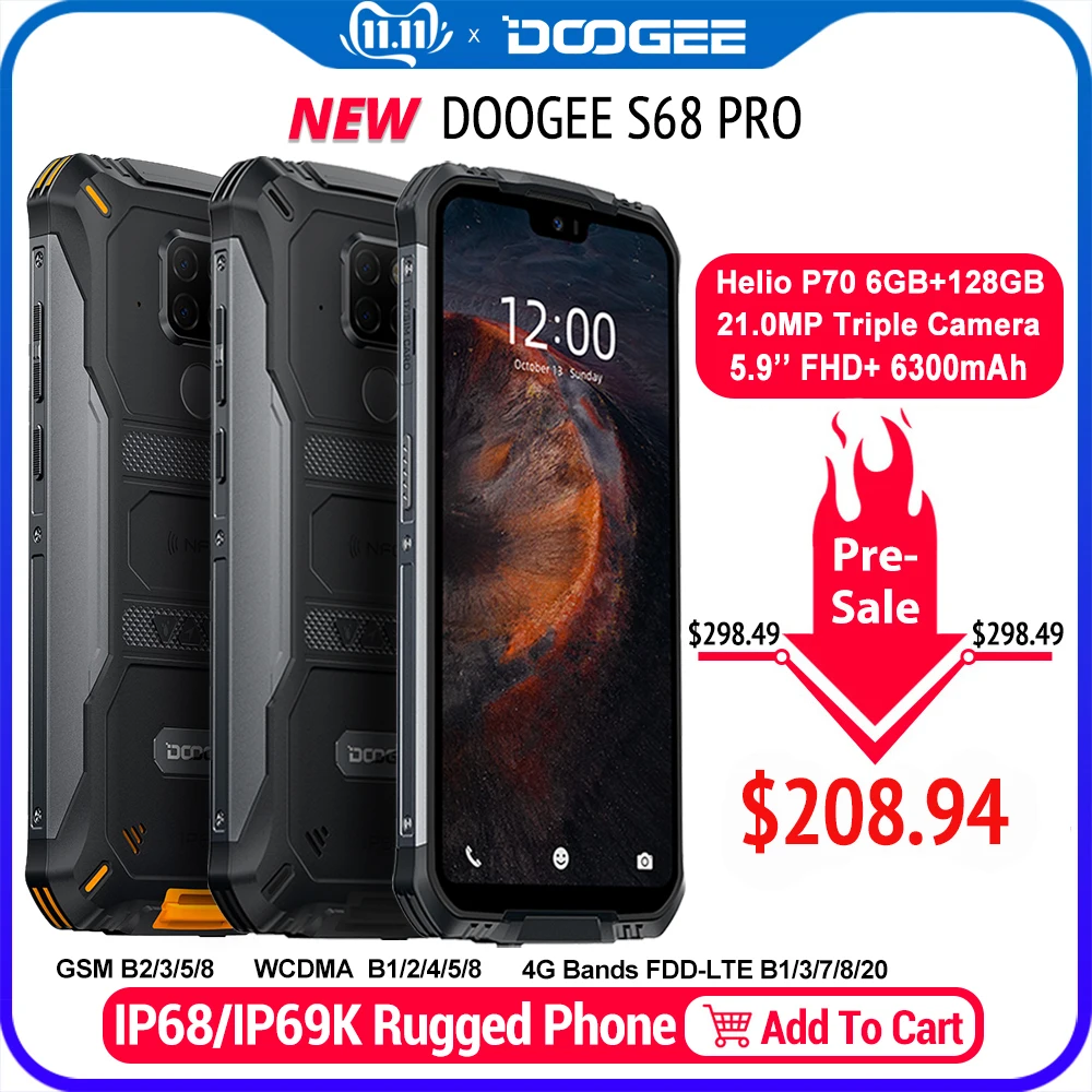 Новый продукт DOOGEE S68 Pro скоро