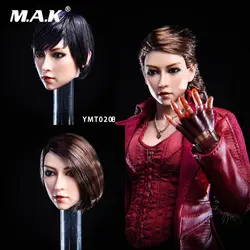 В наличии YMT020 1/6 женский фигурный аксессуар Asian beauty YA Head Sculpt посаженный волос для 12 ''загоревшая кожа фигурка тела