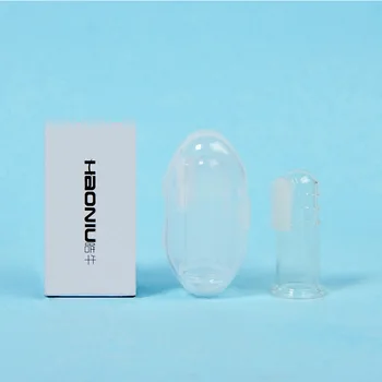 

Silica gel soft baby baby deciduous tooth toothbrush 0-1-2-3 years old finger cover toothbrush