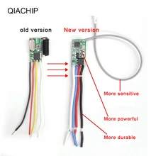 QIACHIP Универсальный Беспроводной 433 МГц DC 3,6 V-24 V Дистанционное Управление переключатель 433 МГц 1 канальный РЧ приемника радиорелейной светодиодный светильник Управление; DIY Kit