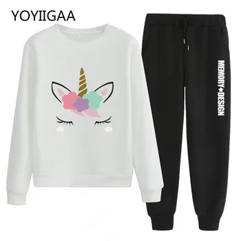 

2020 Autumn Winter Women Hooded Sport Suit Casual Hoodies Sportswear Long Sleeve Tracksuit Long Pants Warm Women's Set