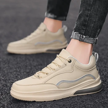 

leather hot causal male breathable Sneaker comfortable for 2020 flat Casual casual men mens Mens sneaker sneakers shoes leisure