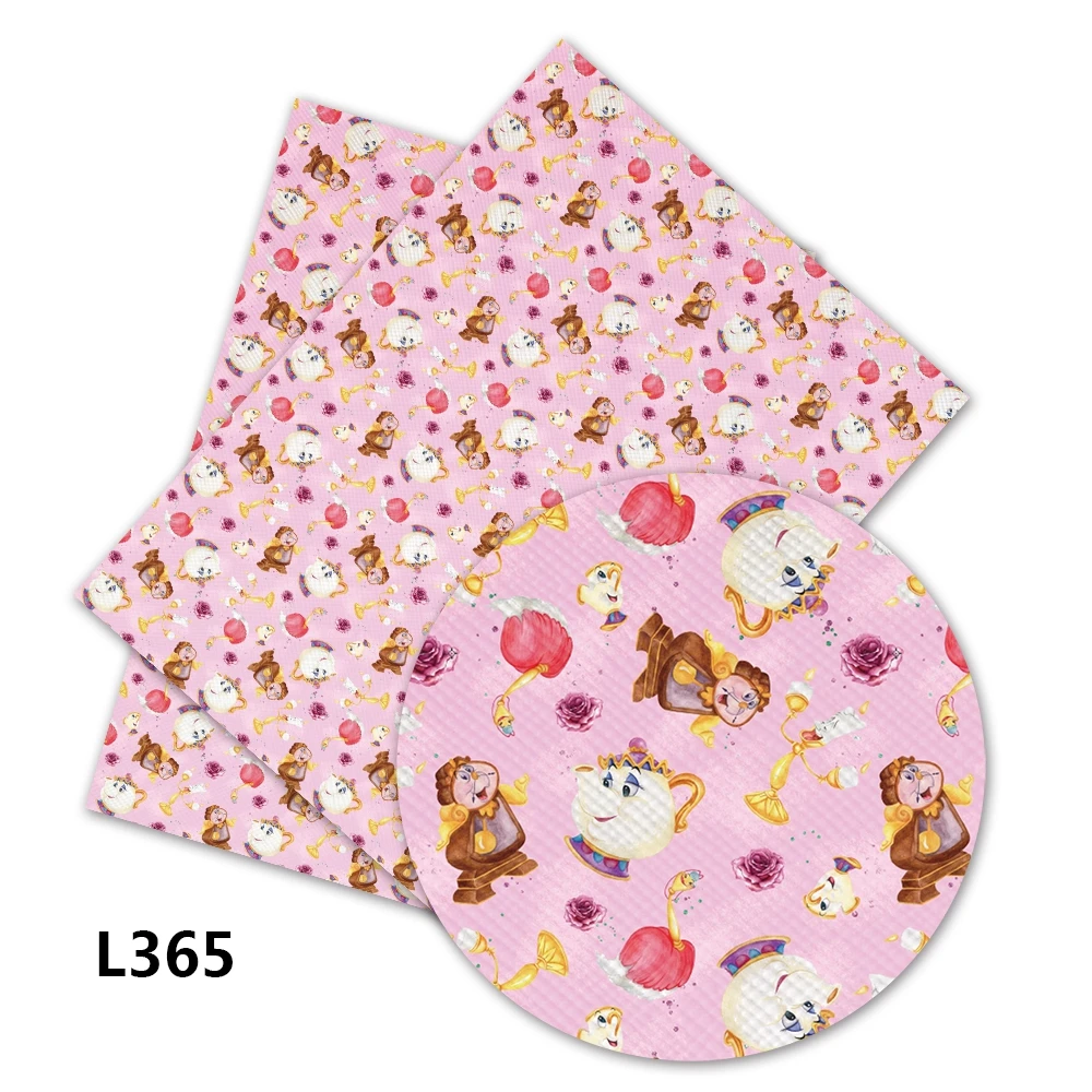 DIY craft supplies 30 cm x 136 cm faux synthetic leather fabric for Hairbow material decoration. L361-365