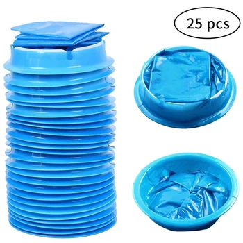 

25 Pcs School Hotel Travel Disposable Hospital Car Airplane Nausea Sickness Emergency Emesis Bag Motion Pregnancy Vomit Cleaning