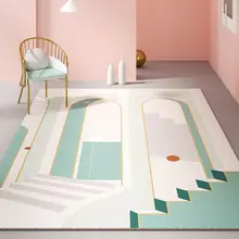 Свежие скандинавские ковры для гостиной, мягкий ковер для спальни, домашний ковер, детская комната, диван, журнальный столик, напольный коврик, коврики для Кабинета