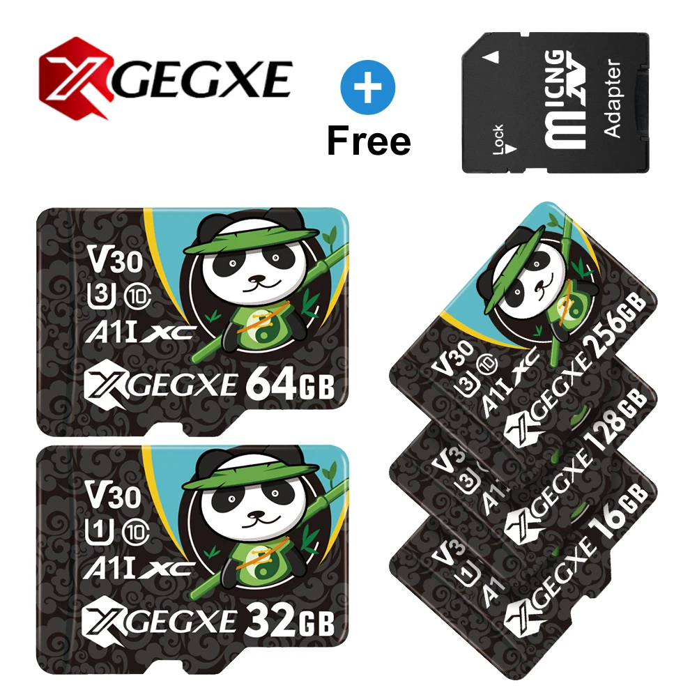 XGEGXE карта Micro SD 8 ГБ 16 ГБ 32 ГБ 64 Гб 128 Гб карта памяти microsd carte memoire 32 Гб 256 ГБ C10 TF карта Бесплатный sd адаптер