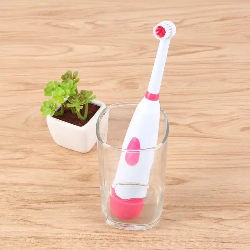Brand new 1 set of rotating non-slip waterproof toothbrush soft toothbrush with 1 toothbrush head teeth care whitening