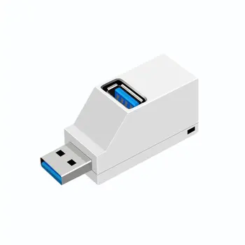 

Mini 3 Ports USB 3.0 Hub High Speed Data Transfer Splitter Box Adapter For PC Laptop MacBook Air Pro