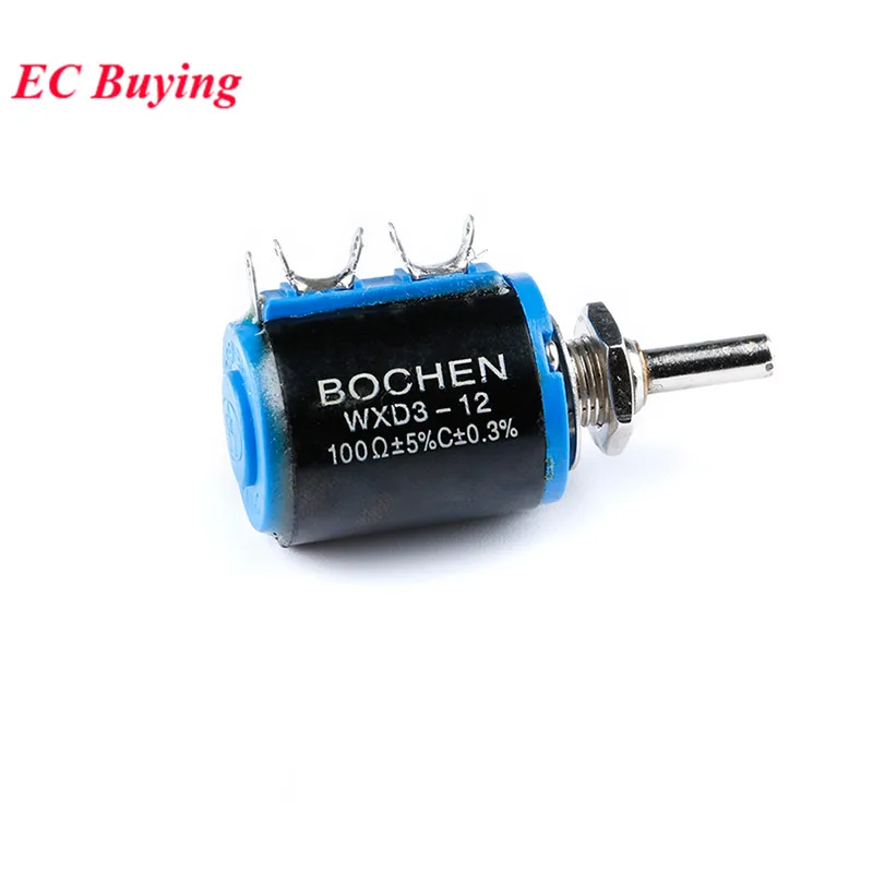 Multiturn Potentiometer WXD3 WXD3-12 5 Laps Wirewound