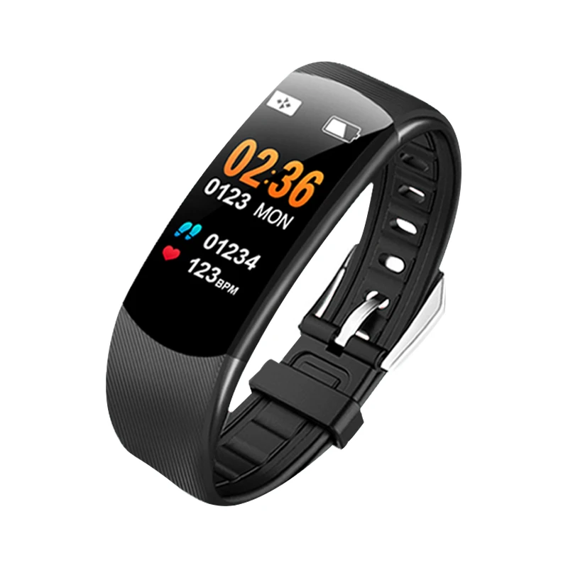 black Longet C5 умный браслет для мужчин и женщин фитнес контроль сна трекер Smartband Водонепроницаемый Спорт для ios android+ коробка - Цвет: black