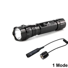Lampe de poche tactique ultralégère XP L V6, 1 mode, lampe torche LED avec télécommande, flash pour chasse, batterie 18650