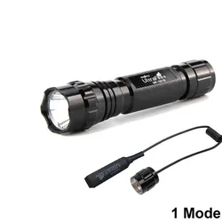 Lampe de poche tactique ultralégère XP L V6, 1 mode, lampe torche LED avec télécommande, flash pour chasse, batterie 18650 