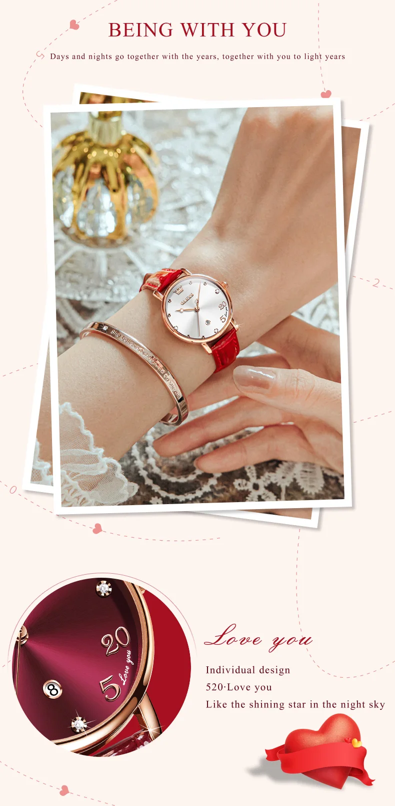 OLEVS 5505 Women Luxury Quartz Watch description image 4