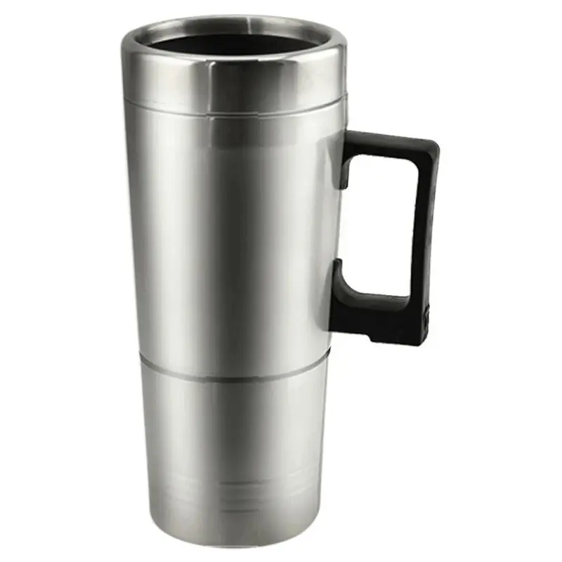 Car Stainless Steel 24V Travel Size Electric Coffee Milk Tea Water Mug Kettles Drinking Cups Heater Warmer Thermos For | Автомобили и