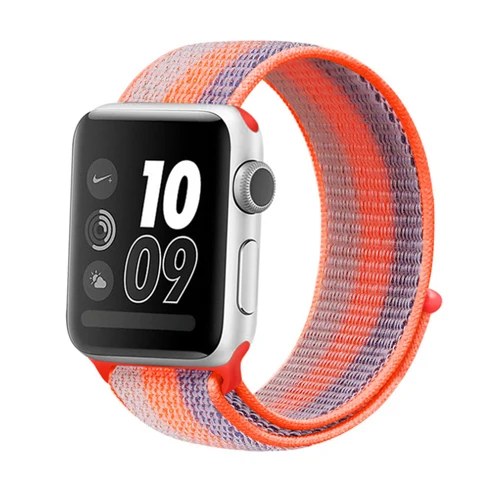 Ремешок для apple watch, ремешок для apple watch 5, 44 мм, 40 мм, спортивный браслет-петля, дышащая серия iwatch 5, 4, 3, 42 мм, 38 мм, нейлоновый ремешок для часов - Цвет ремешка: Color-52