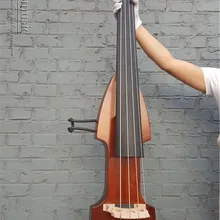 3/4 4 струнный Электрический Вертикальный двойной бас отделка бесшумный мощный звук 001202