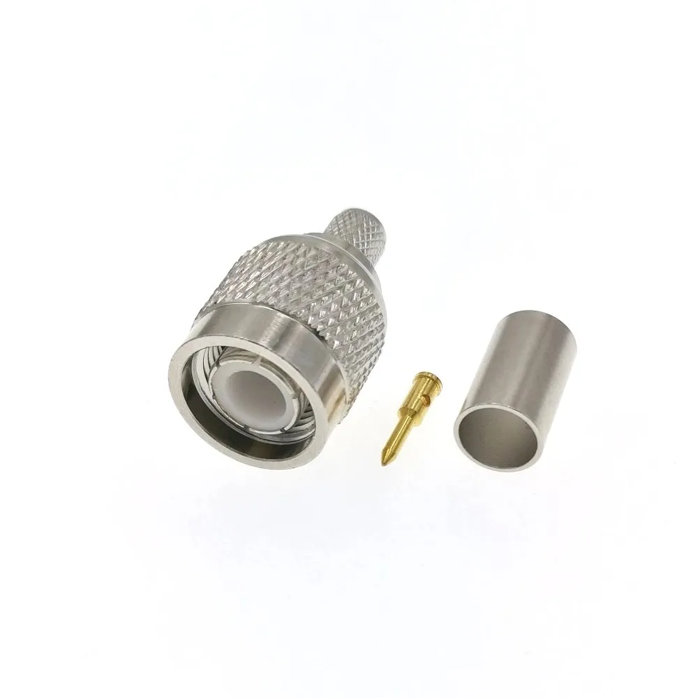 TNC мужской разъем центр обжимной RF для RG 8X LMR240 RG8X LMR 240|Соединители| |