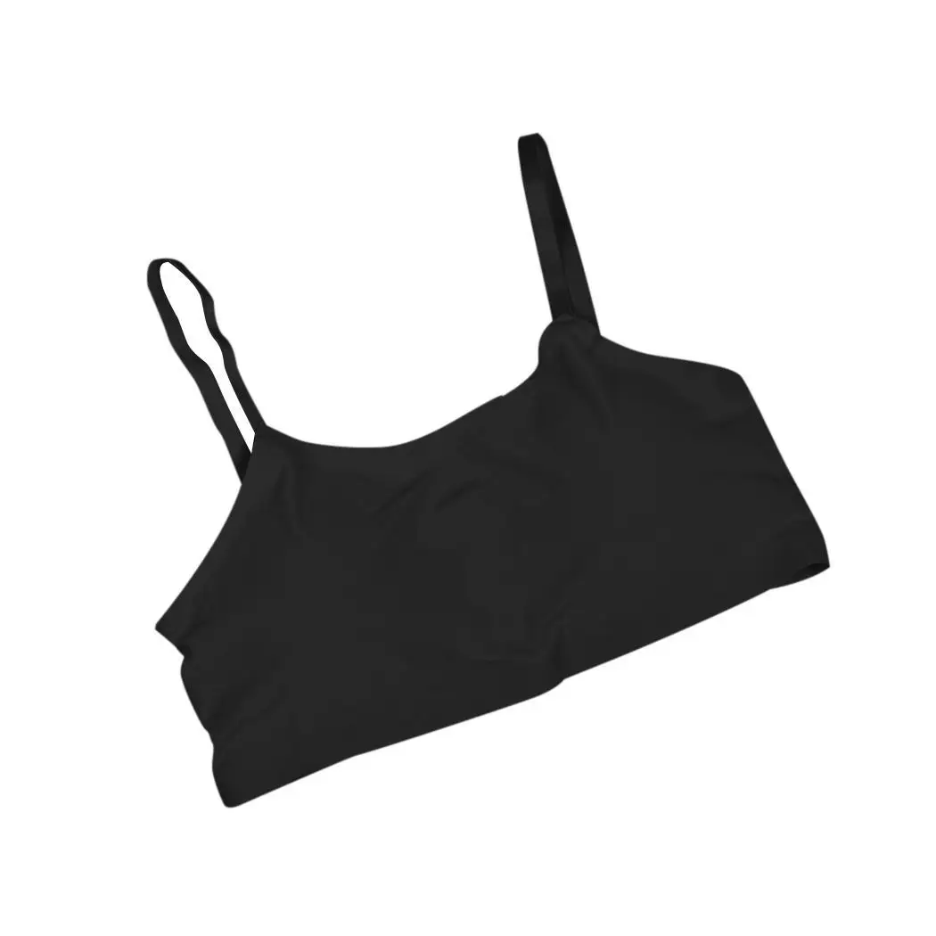 Women Yoga Sports Bra No Steel Ring Elastic Spaghetti straps Solid Sleeveless Comfort Casual Underwear