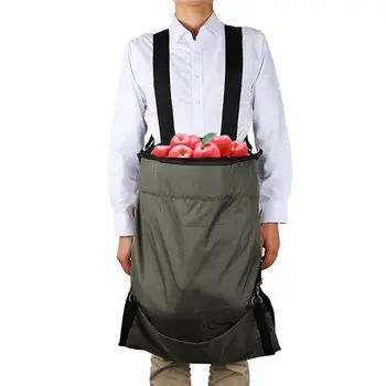 

Multifunctional Garden Picking Apron Fruit Storage Bag Waterproof Oxford Autumn Harvest Vegetable Apron Hanging Organizer U3