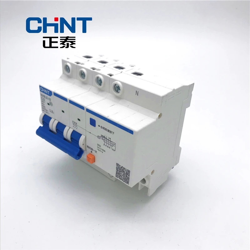 CHNT миниатюрный выключатель утечки DZ47LE NXBLE-32 Тип C 3P+ N 6A 10A 16A 20A 25A 32A Бытовой Воздушный выключатель CHINT RCBO