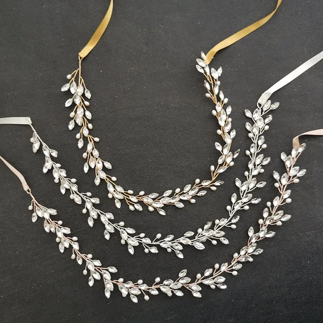 Buy OnlineSLBRIDAL Handmade Freshwater Pearls Austrian Crystal Bridal Jewelry Set Wedding Headband Bracelet Clip Earring Set Women Jewelry
