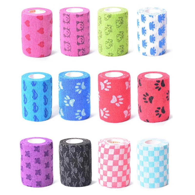 1 рулон эластичная самоклеящаяся повязка аптечка первой помощи