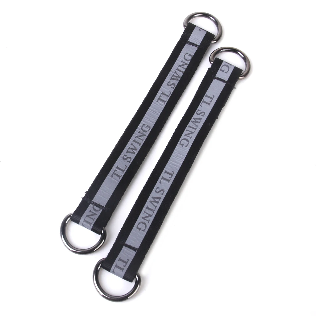 Durable Strong Bar Hanging Strap Belt for Sleeping Bed Swing Chair Hammock Outdoor, Pack of 2Pcs, Heavy Duty Black- Holds 300kg