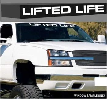 

For Lifted Life Windshield Banner/Window Banner Lifted Truck Decal