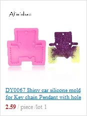 DY0122 Shiny Star moon Shape Silicone Mold For DIY Keychain decoration mold Clay epoxy resin Mold Craft