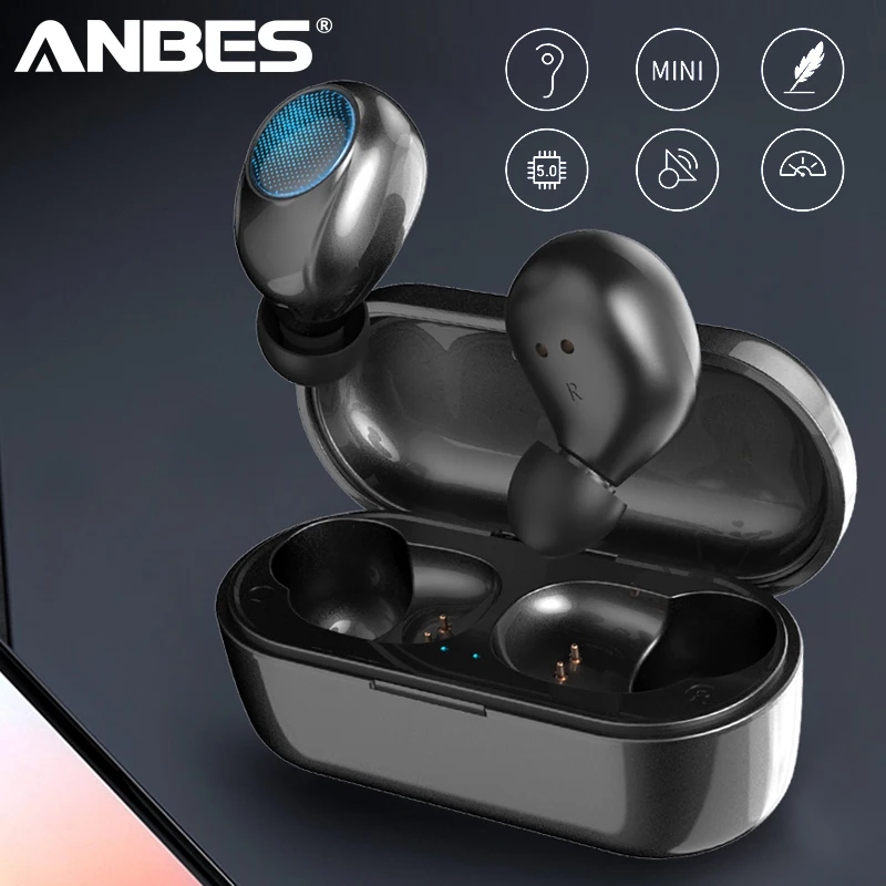 Шумоподавление игровая гарнитура TWS отпечатков пальцев сенсорные Bluetooth наушники